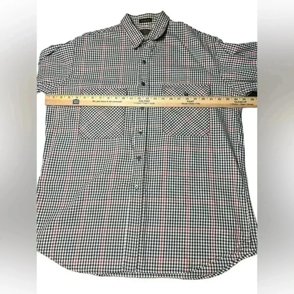 Vintage 90s Eddie Bauer McKinley Cloth Heavy Flannel Plaid Shirt Men’s XL - Picture 5 of 10